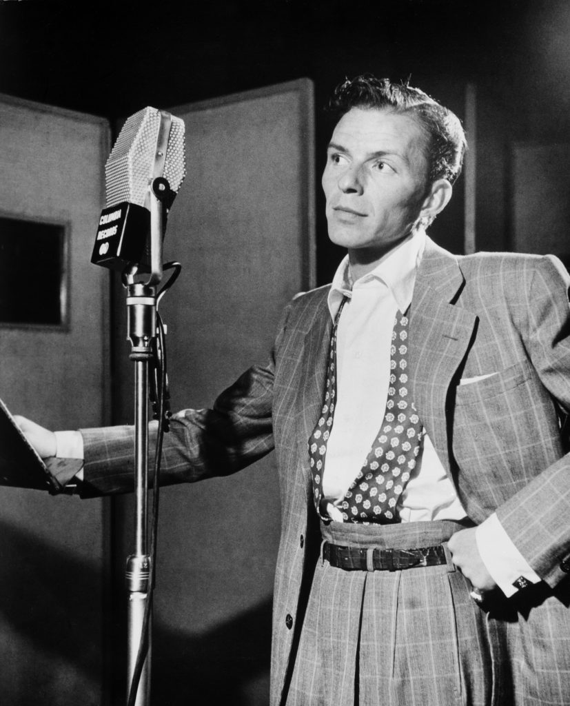Frank Sinatra singing his song, "My Way".