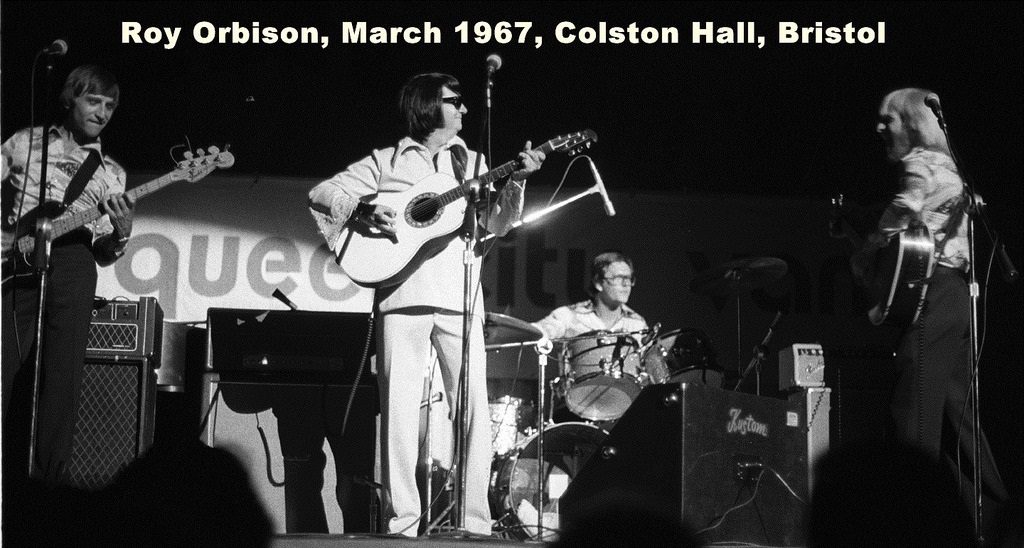 Roy Orbison performing in Bristol.