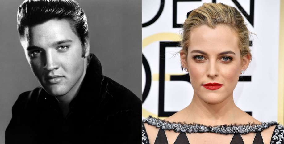 Elvis and Riley Keough