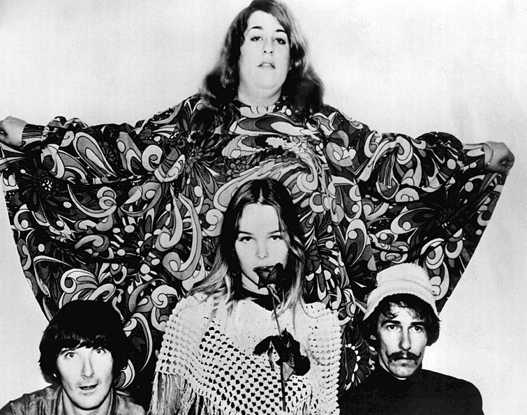 8X10 PUBLICITY PHOTO EE-160 THE MAMAS AND THE PAPAS IN 1966 FOLK ROCK 