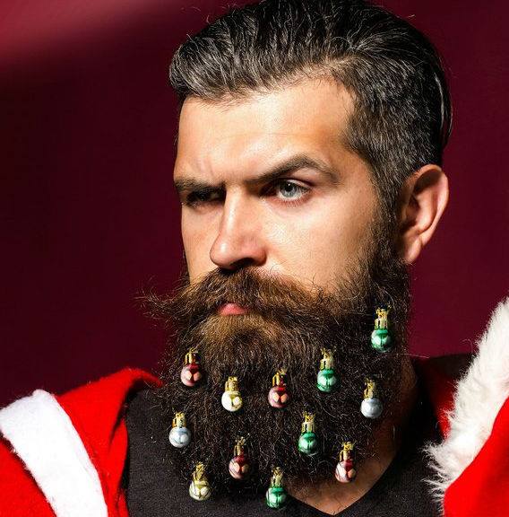 christmas beard