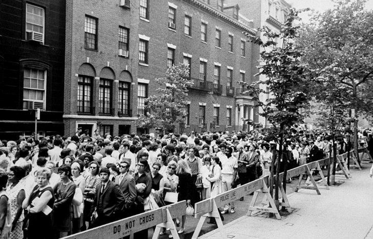 Judy Garland's memorial service in New York