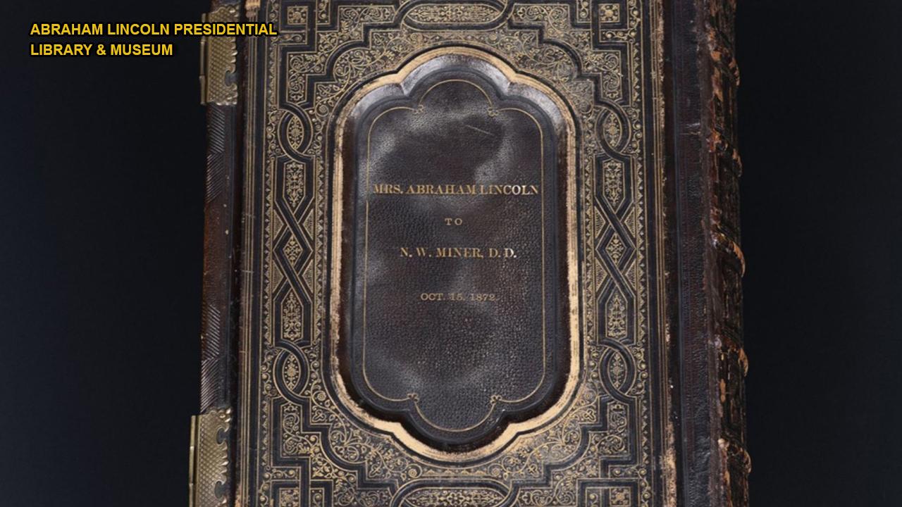 150-year-old Bible belonging to Abraham Lincoln