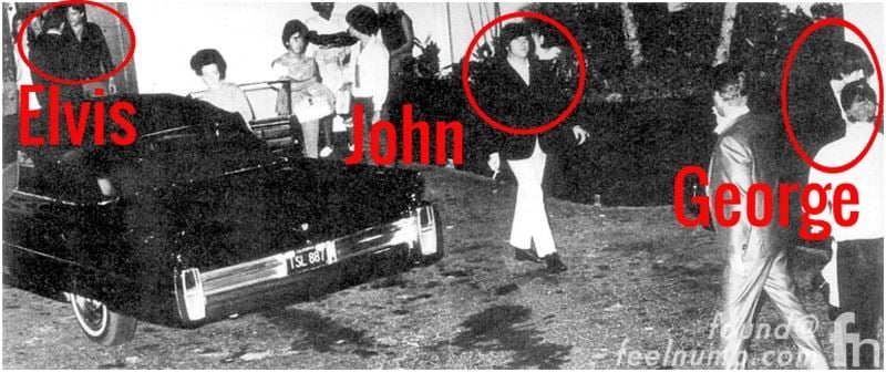 The one photo of Elvis meeting with The Beatles
