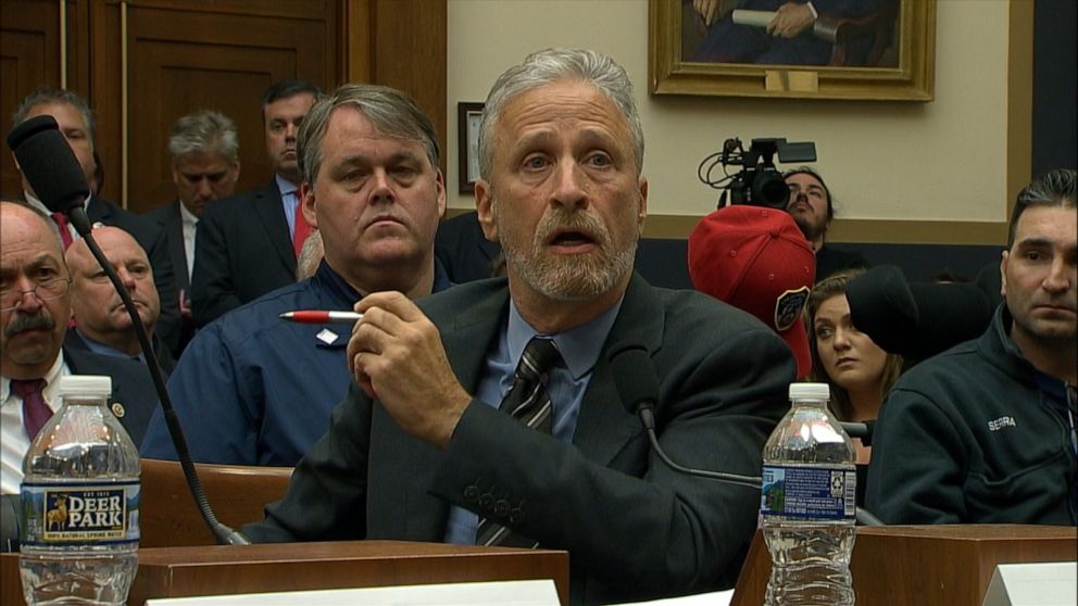 Jon Stewart addresses Congress