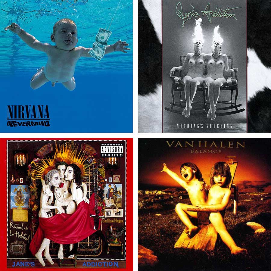 Other album covers that contain nudity