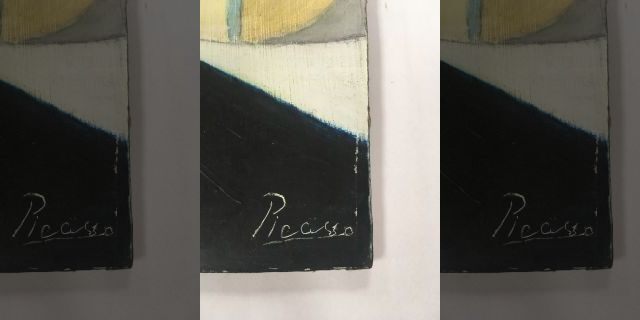 Picasso painting signature