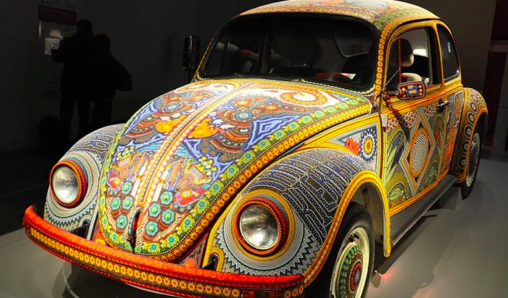 Volkswagen Bug with over 2 million beads