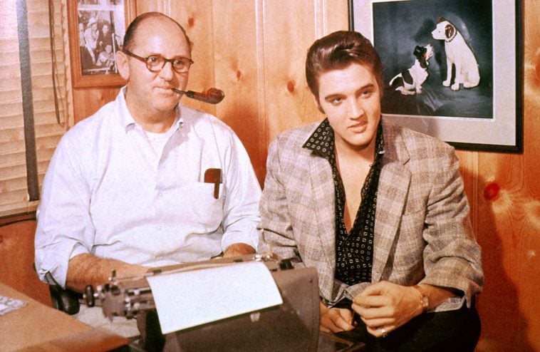 Col. Tom Parker and Elvis Presley