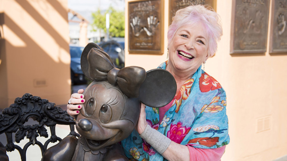 russi taylor with minnie mouse