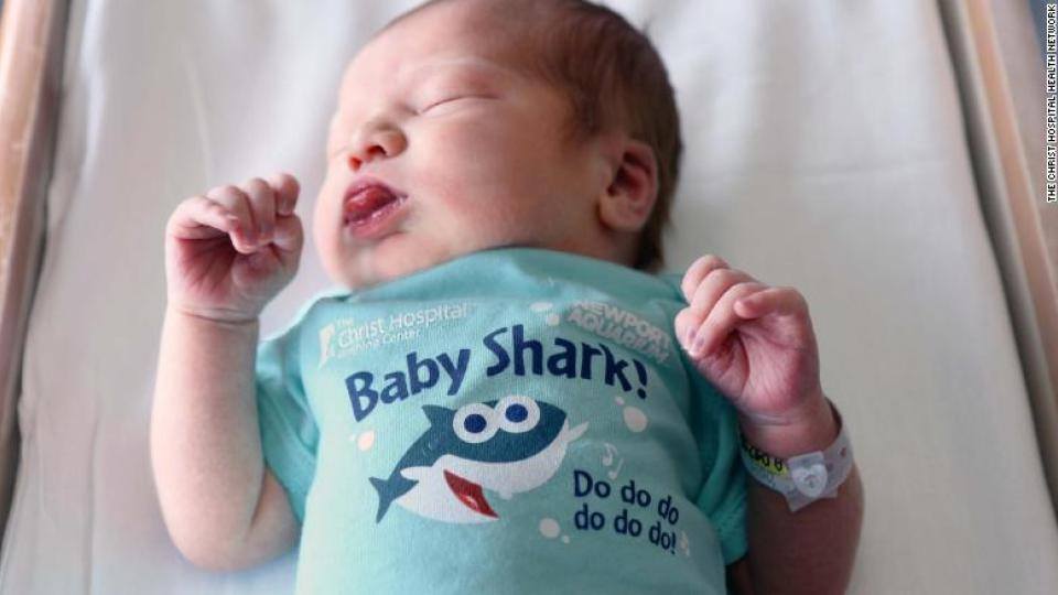 baby shark onesie 