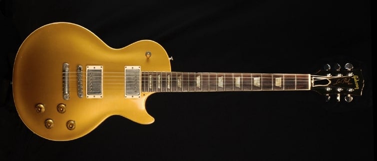 gold topped guitar layla