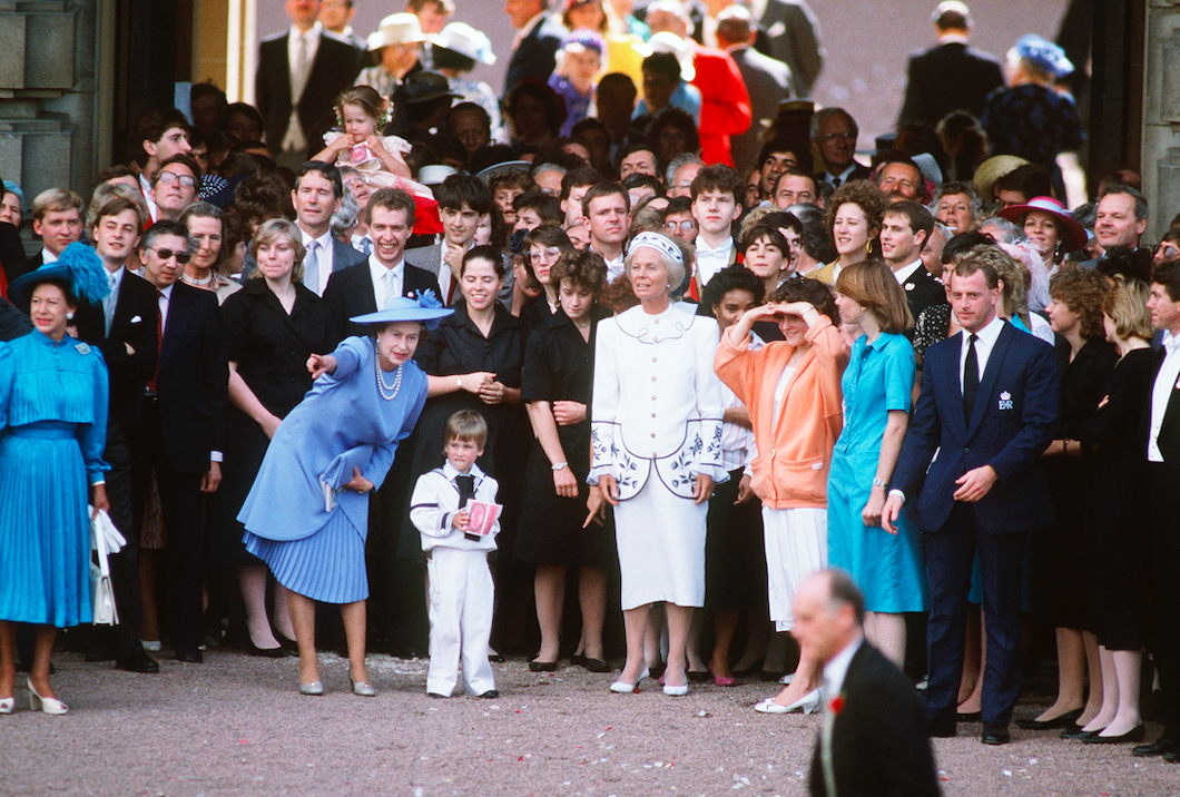 Royal family at 1986 wedding