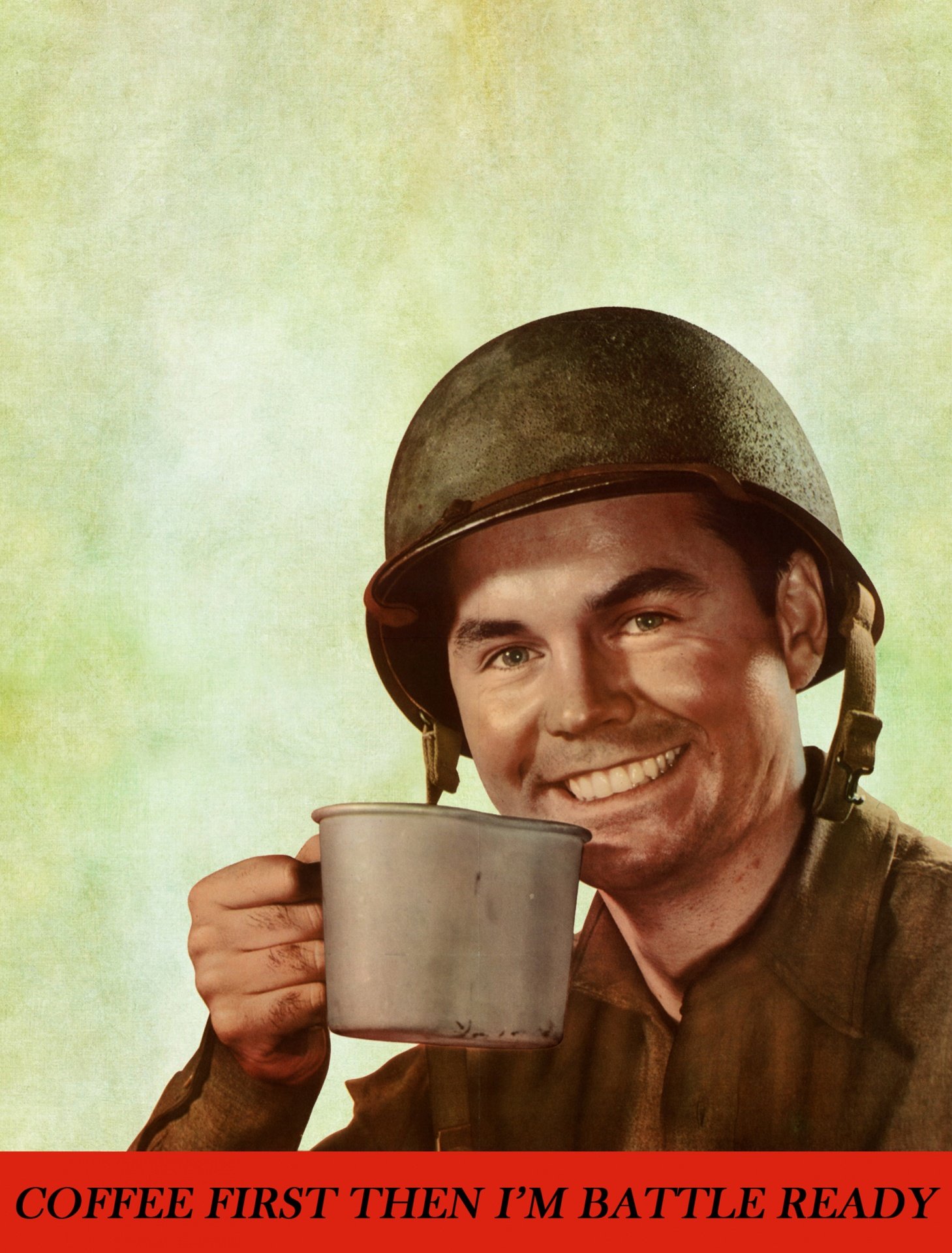 vintage soldier coffee