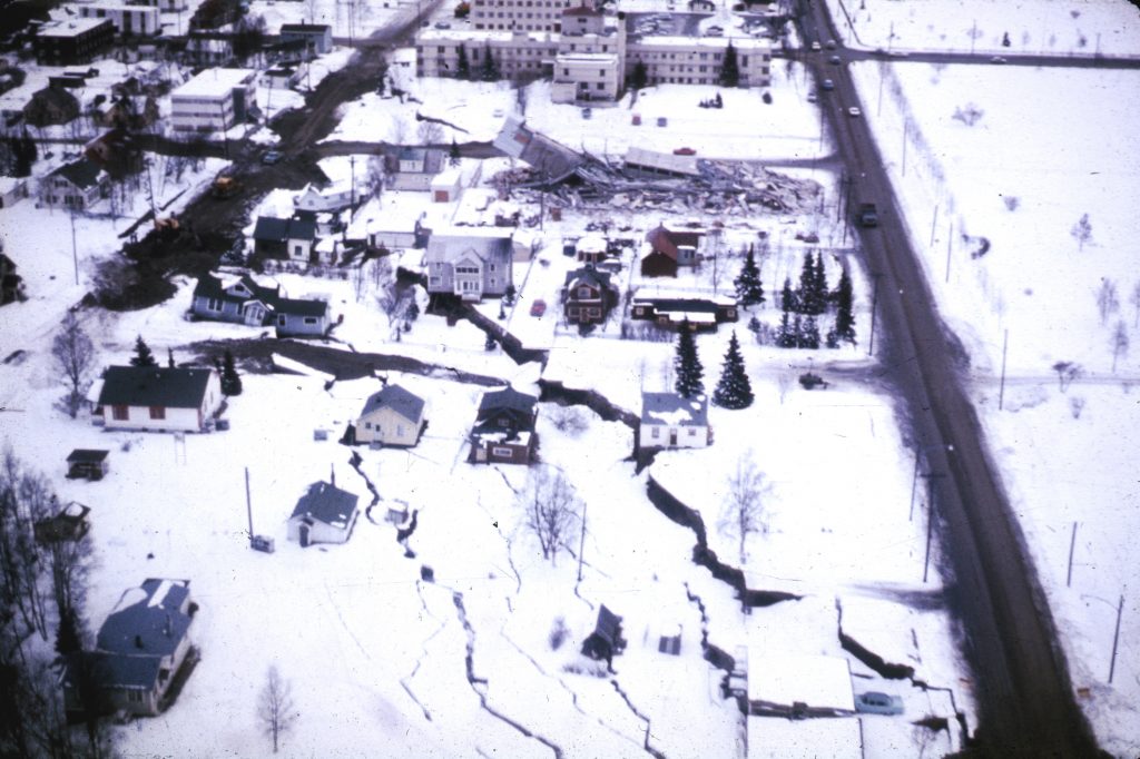 Damage from the Alaska Quake of 1964