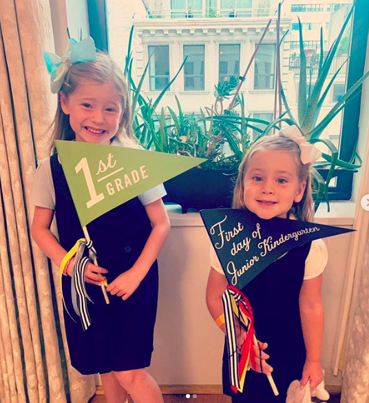Jenna Bush Hager's daughters back to school