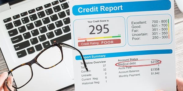 Medical debt on credit report