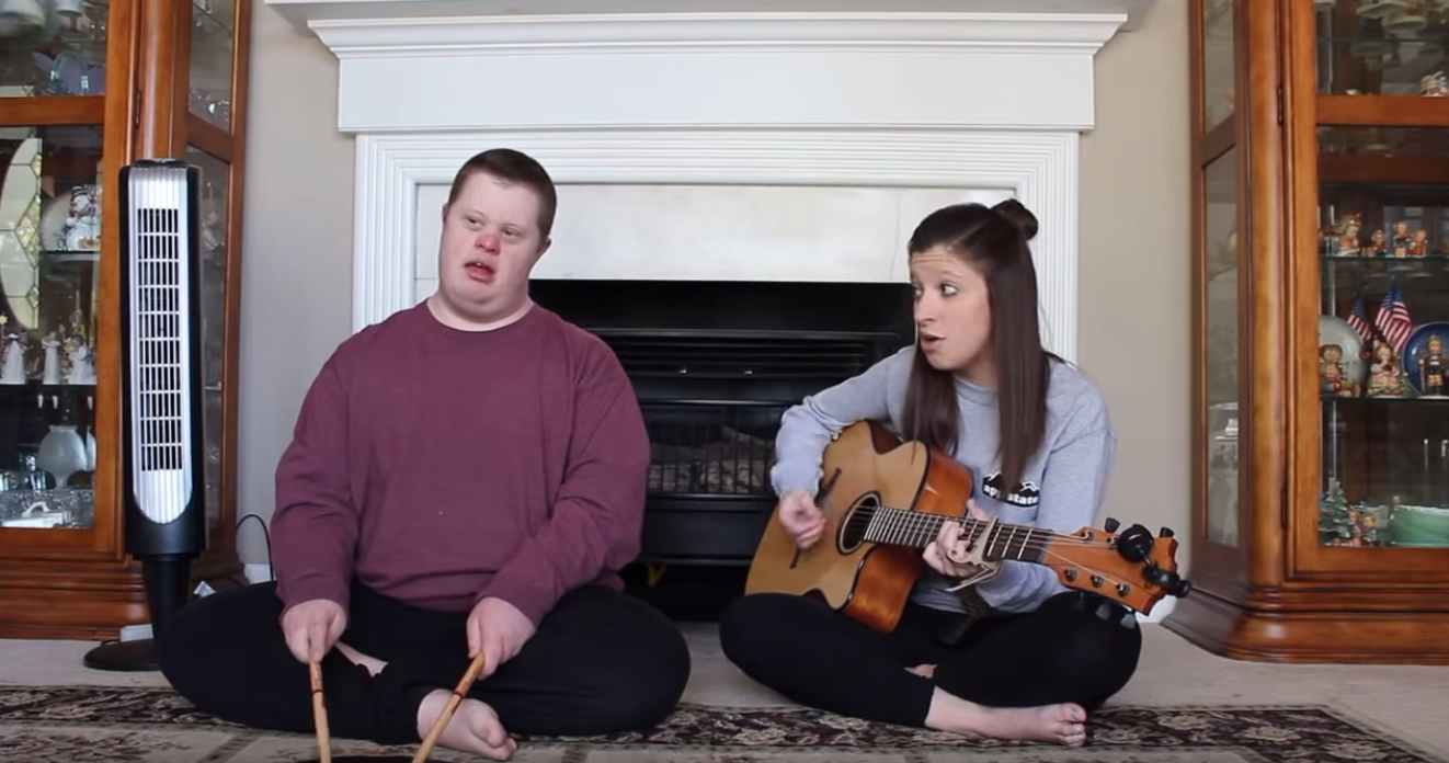 Young Girl Performs Sweet “Jolene” Duet With Brother Who Has Down Syndrome