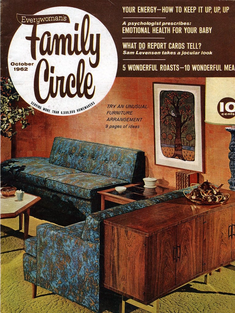 nostalgic family circle magazine 1962