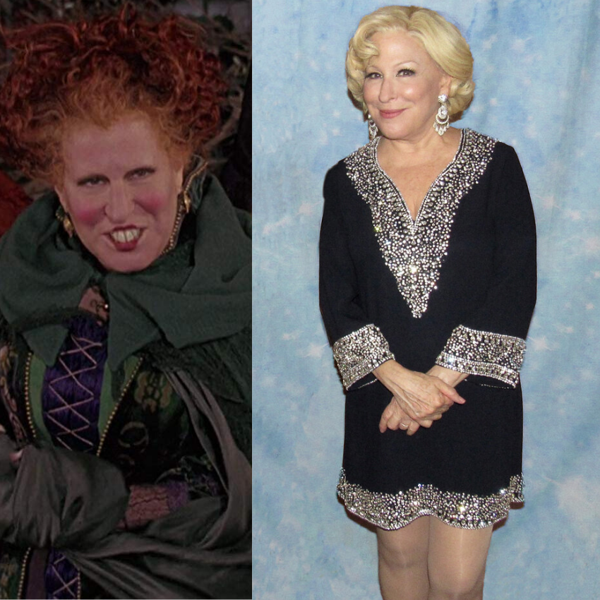 Bette Midler from the film, 'Hocus Pocus.'