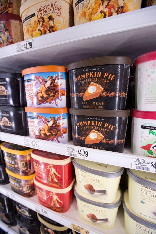 publix limited edition holiday ice cream