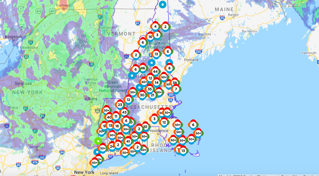 nor'easter 2019 power outages
