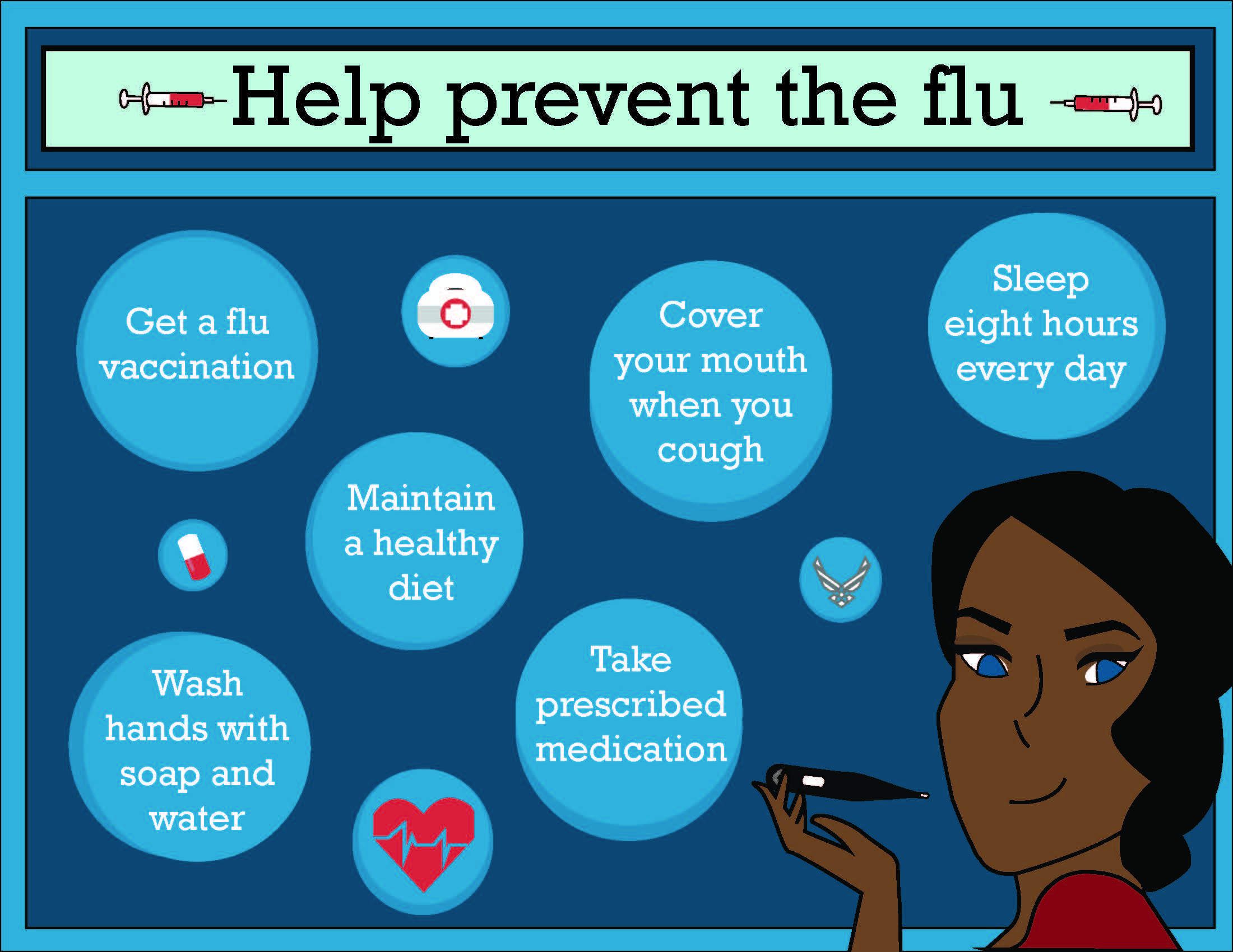 flu prevention infographic 