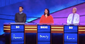 No one recognized Tom Hanks during that Jeopardy! game
