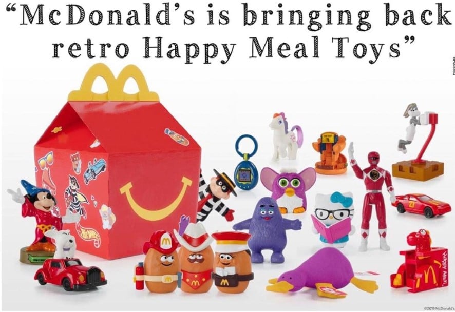 mcdonalds retro toys happy meal 