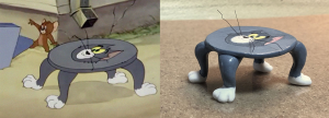 Maybe these Tom and Jerry sculptures can be useful