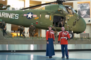 Members from multiple military branches participated in a moving performance of "Carol of the Bells"