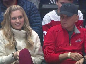 Pat Sajak and his daughter enjoyed watching a game recently