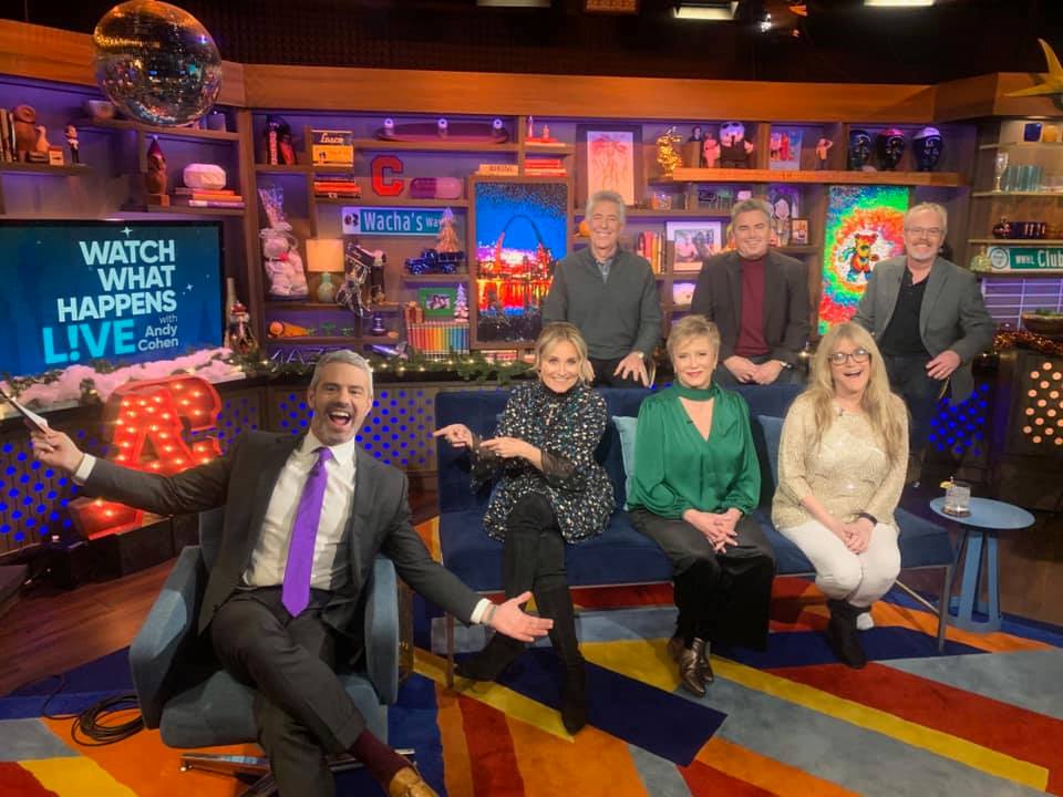 the brady bunch siblings on andy cohen watch what happens live
