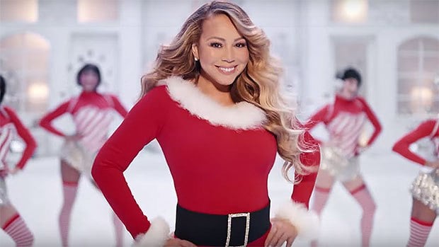 mariah carey's twins appear in new christmas music video