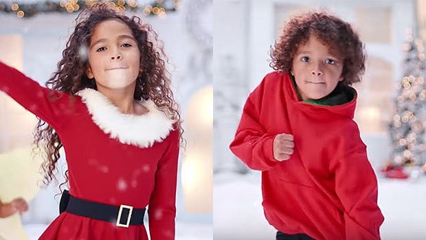 mariah carey's twins appear in new music video