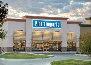 Almost half of the Pier 1 store locations are closing down