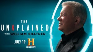 Until he makes his space debut, William Shatner will be on the documentary UnXplained