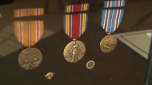 For World War II veteran Thomas Simpson, his medals mean the world to him