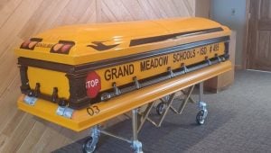 Hindt Funeral Home of Grand Meadow donated a casket to honor the Minnesota bus driver