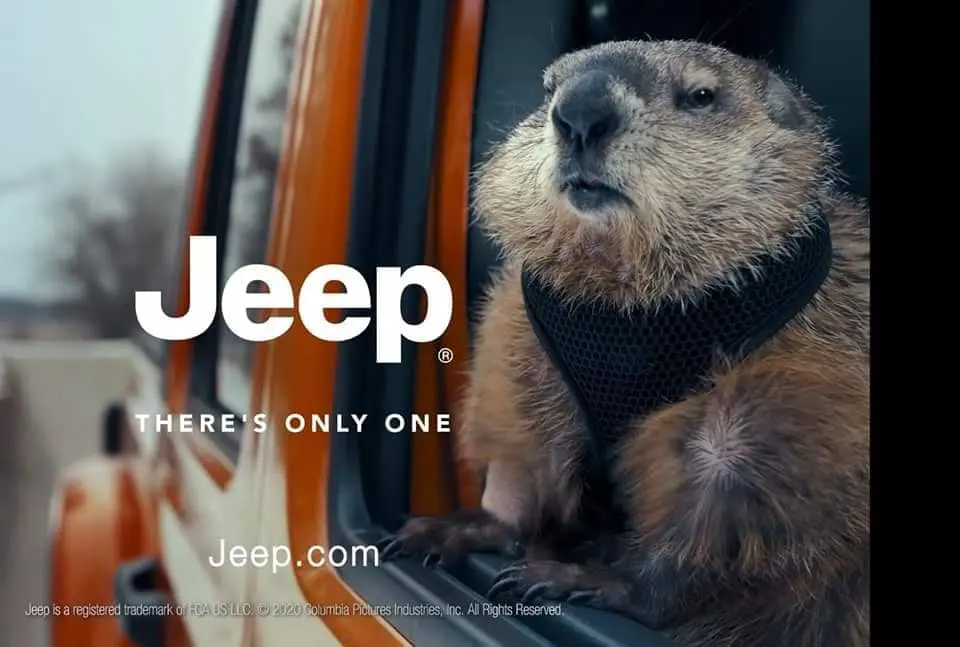 groundhog jeep commercial 