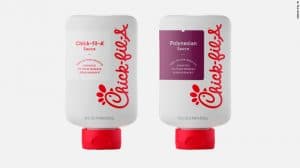 Customers can buy their own bottles of Chick-fil-A's signature and Polynesian sauces
