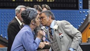 Richard Dawson started kissing female contestants on 'Family Feud' after one woman was too nervous to answer a prompt