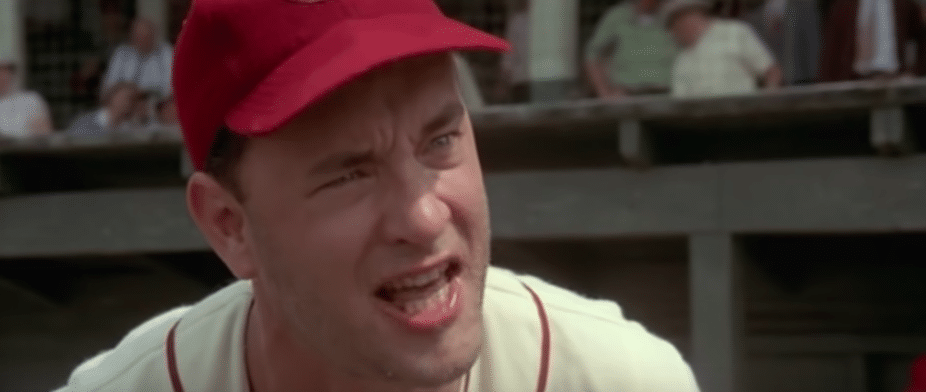 tom hanks reflects iconic line a league of their own