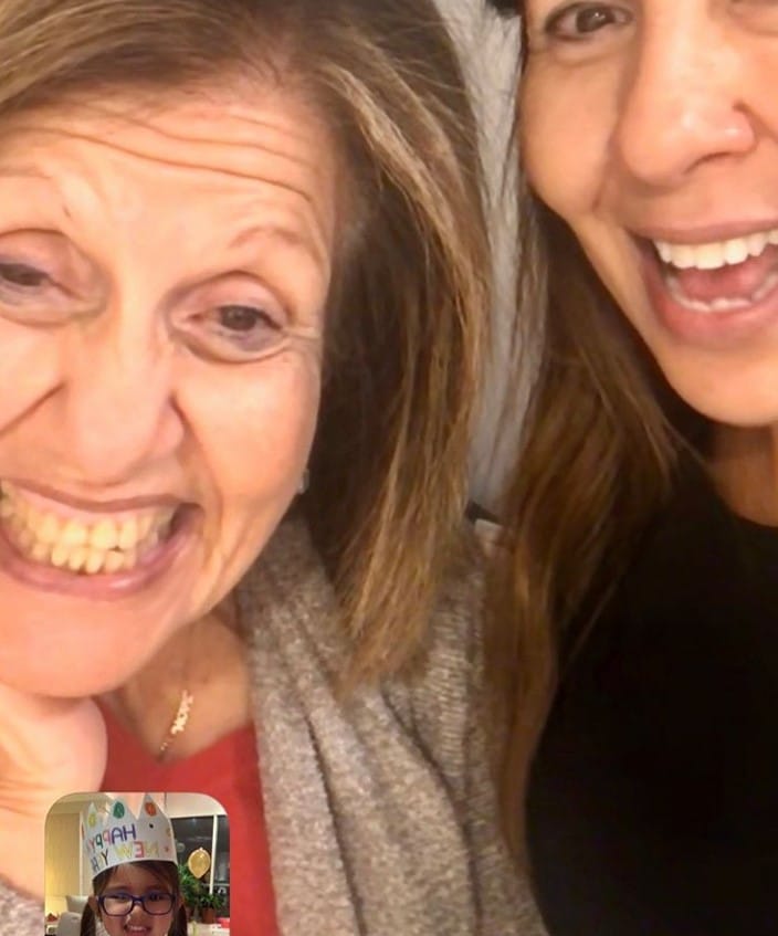 hoda mom and sister facetime 
