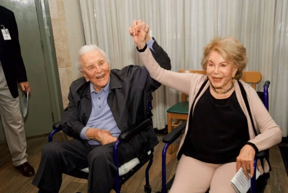 michael douglas wishes happy 101 birthday to anne buydens