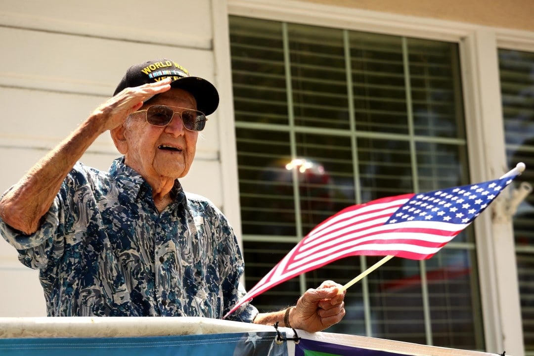 sam sachs wwii vet gets special birthday honor