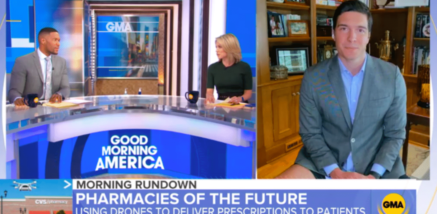 will reeve goes on gma with no pants