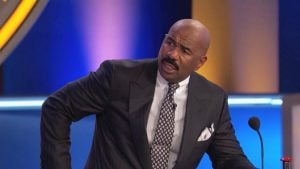 Steve Harvey showed one of his usual hilariously expressive reactions during Fast Money