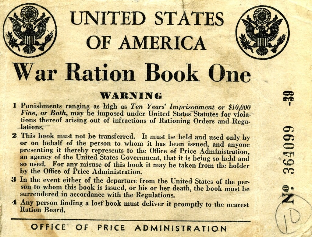 war ration book