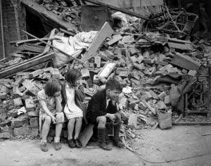 Because they lived among key targets hit by German fire, Britain's lost children became a priority to relocate to safety